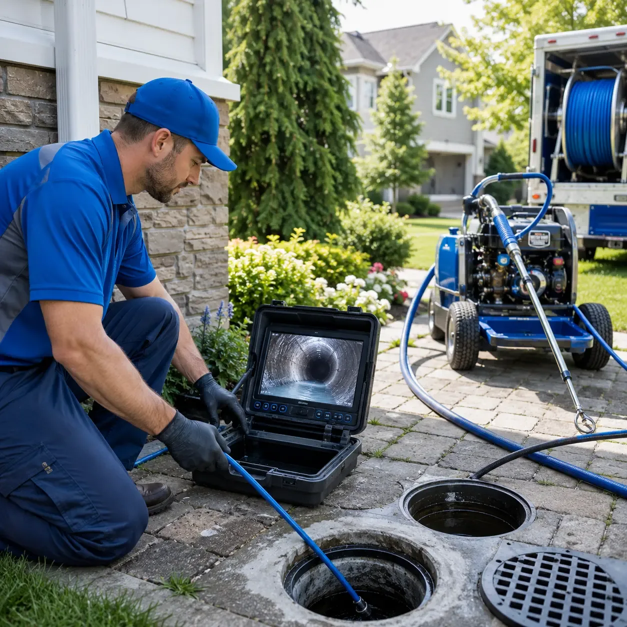 Outdoor drain cleaning professionals serving Amlin, OH