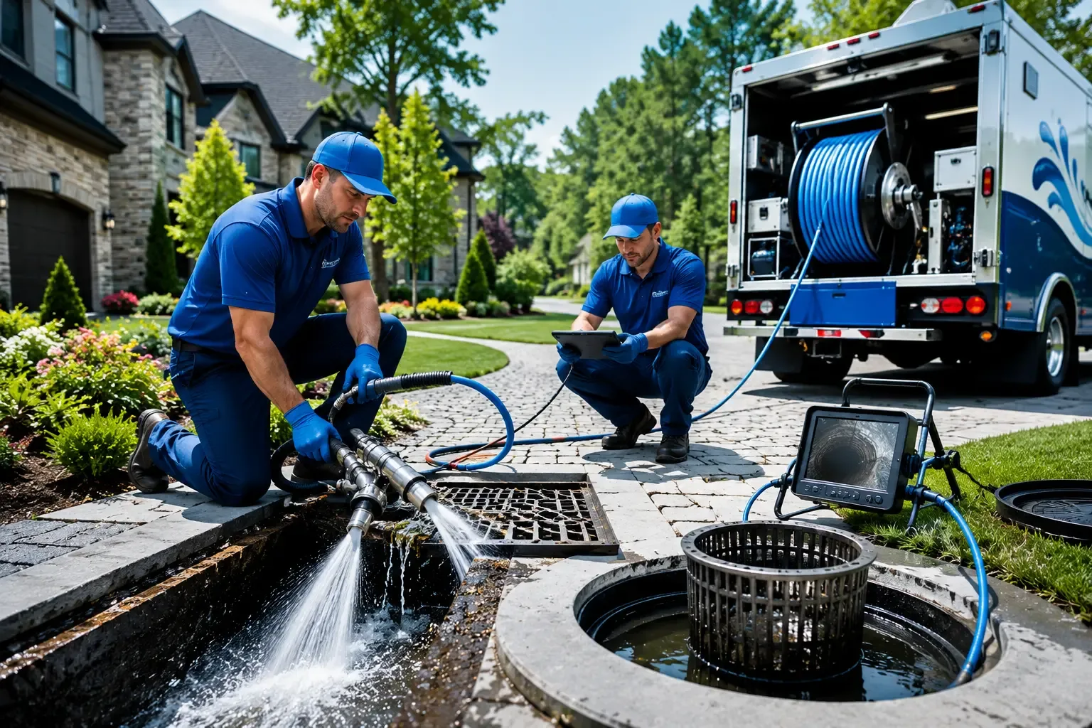 Local outdoor drain cleaning professionals in Amlin, OH