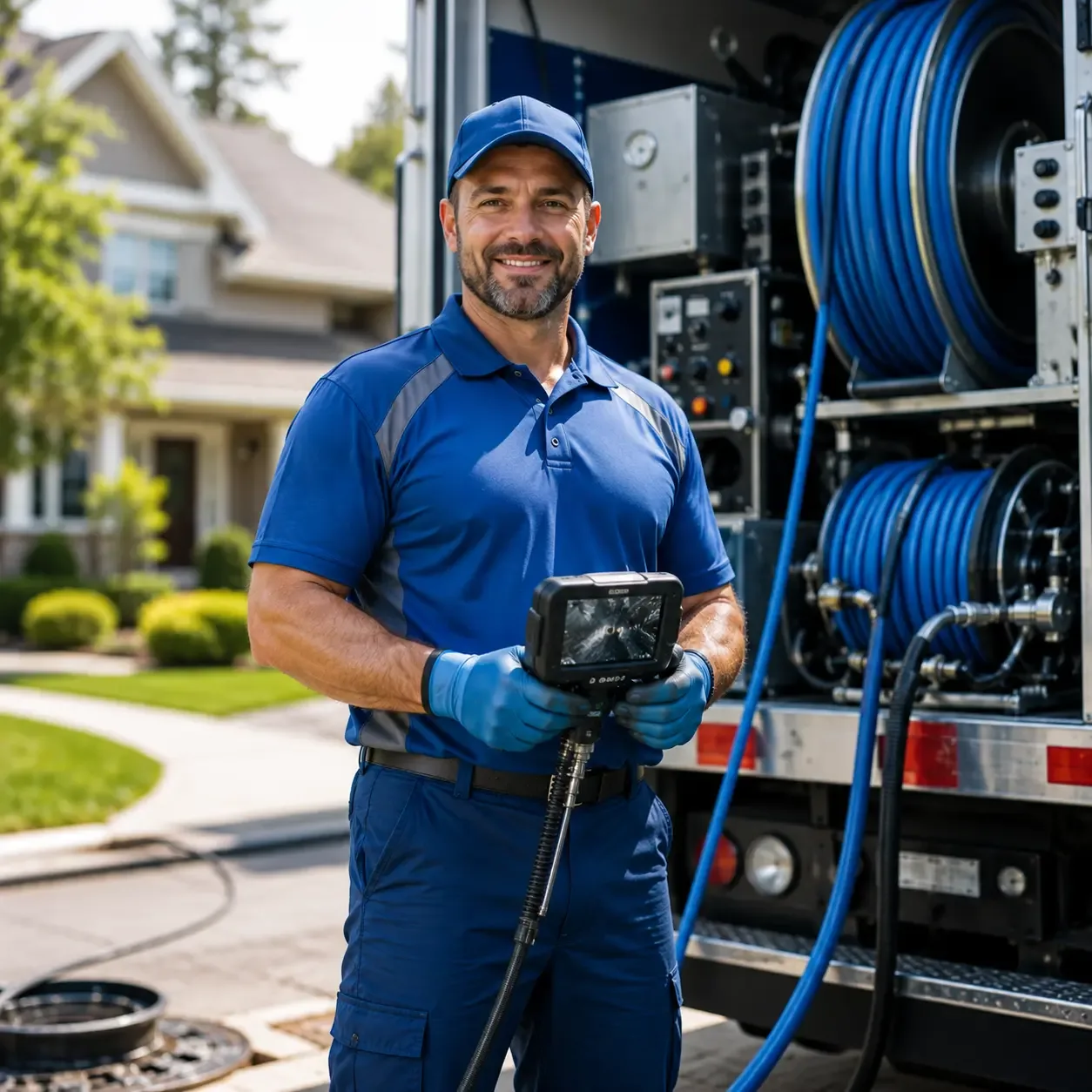 Local outdoor drain cleaning specialists in Amlin, OH